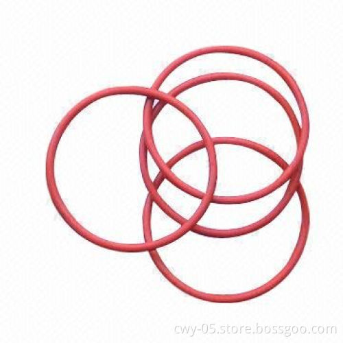 Rubber O-ring, Operating Temperature of -30 to +180°C